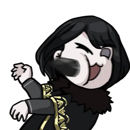 A chibi Zena throwing a punch straight at the viewer.